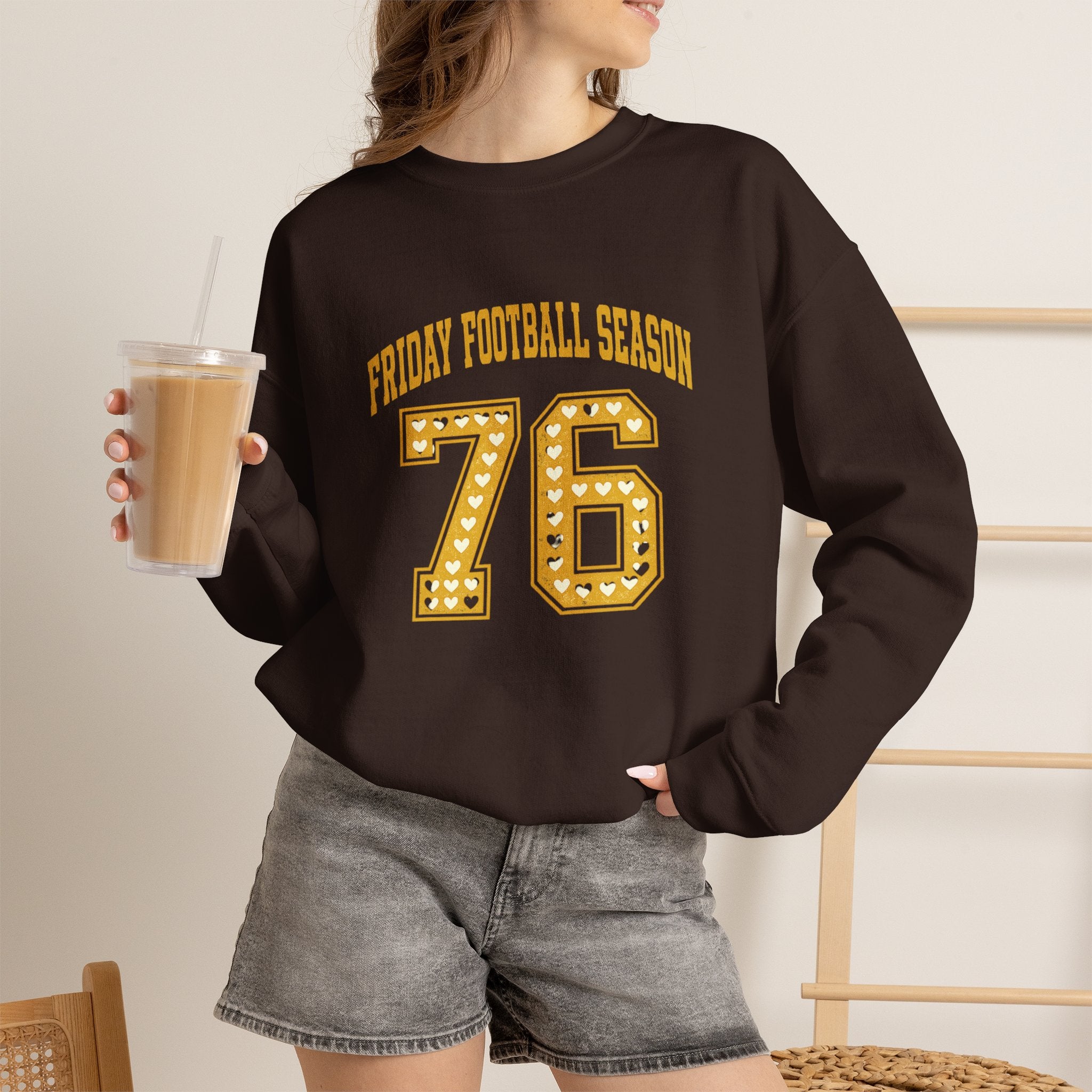 Friday Football Season Sweatshirt  Football Mom Crewneck  Varsity Game Day Sweatshirt  Fall Football Shirt  Sports Mom Sweatshirt
