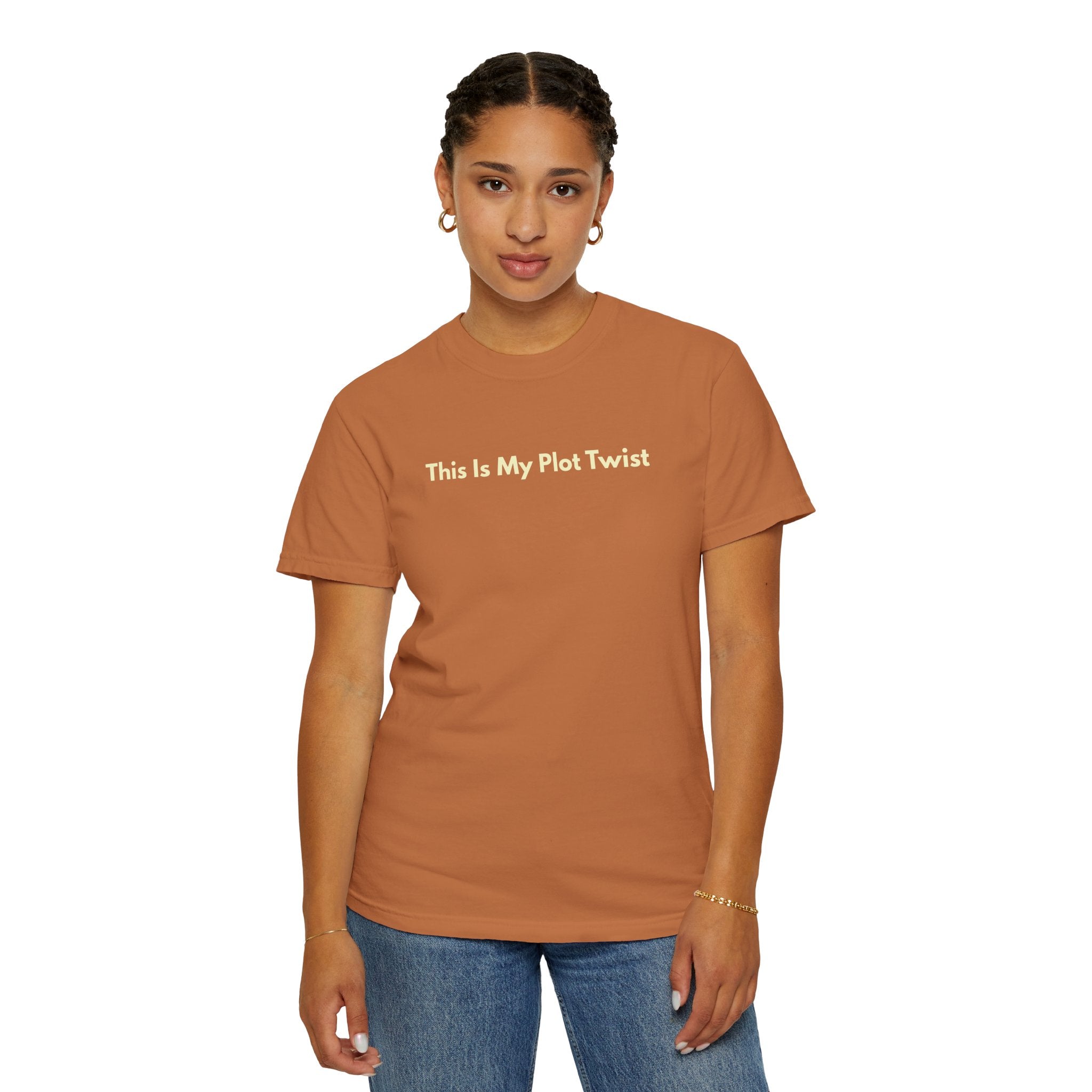This Is My Plot Twist Shirt Funny Book Lover Shirt, Comfort Colors Tee, Minimalist Quote Shirt  Reader Gift  Literary Humor Tee