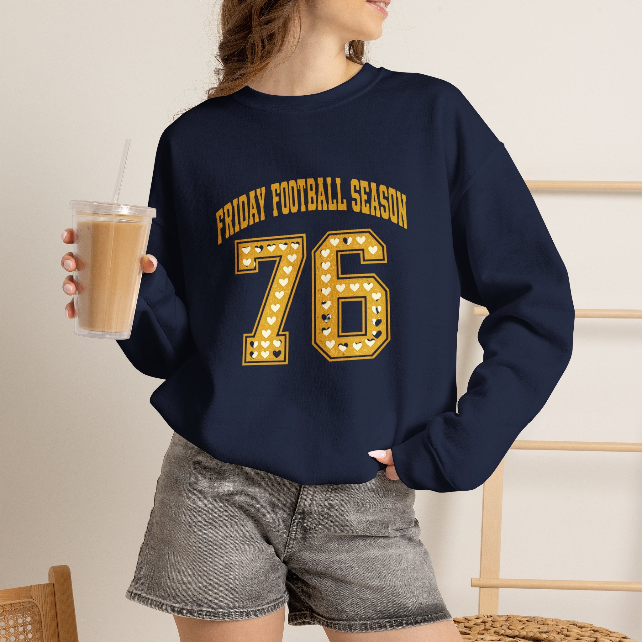 Friday Football Season Sweatshirt  Football Mom Crewneck  Varsity Game Day Sweatshirt  Fall Football Shirt  Sports Mom Sweatshirt