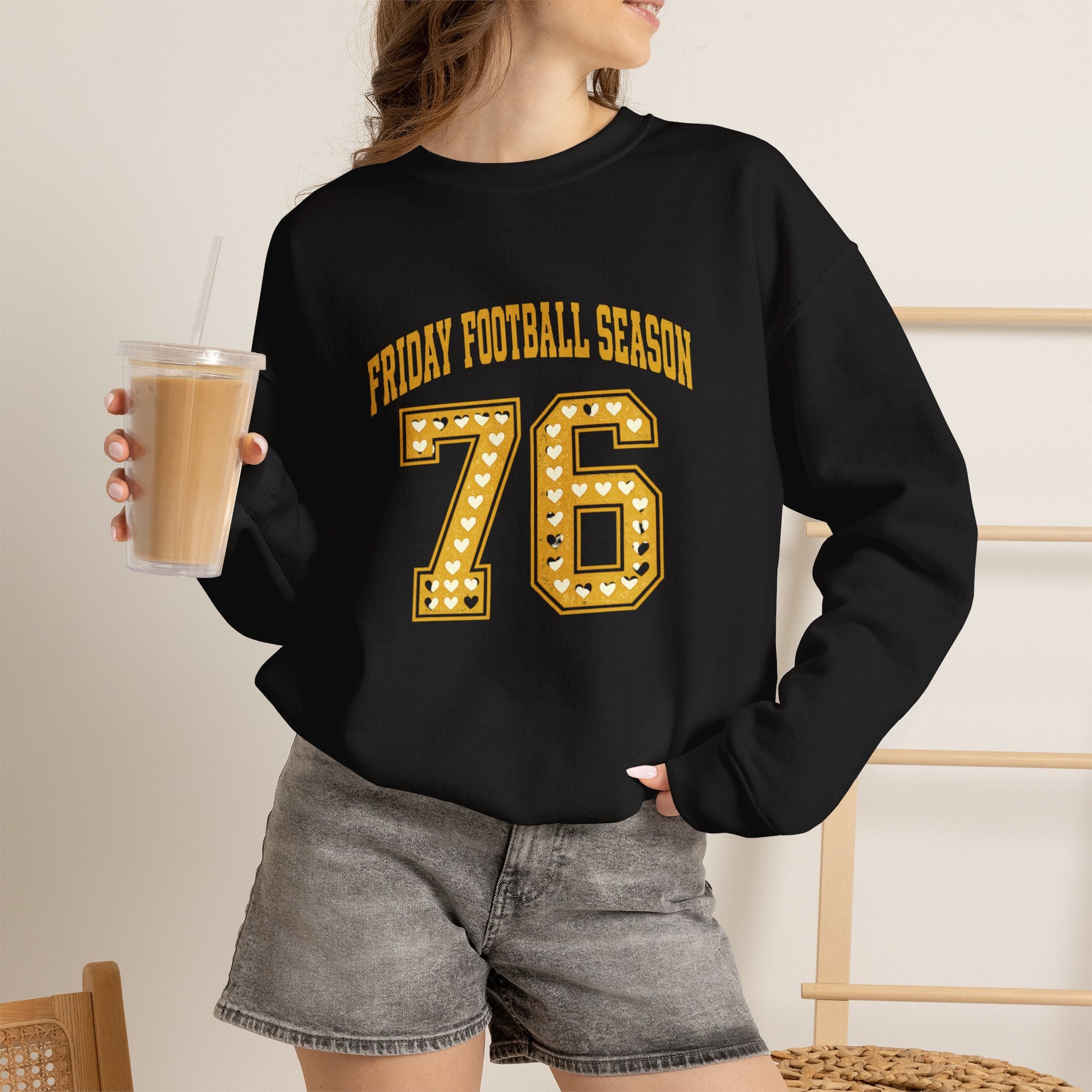 Friday Football Season Sweatshirt  Football Mom Crewneck  Varsity Game Day Sweatshirt  Fall Football Shirt  Sports Mom Sweatshirt