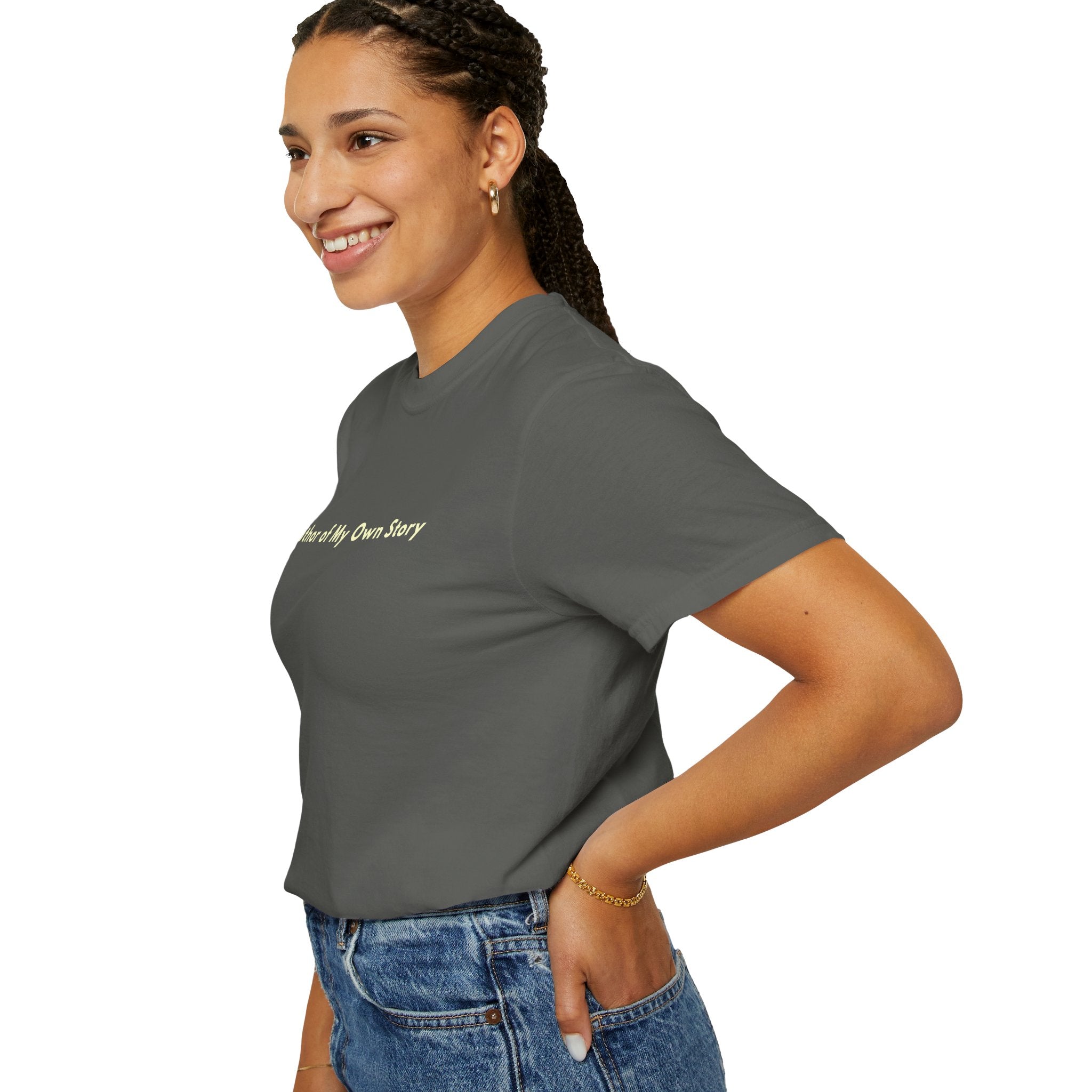 Comfort Colors Author of My Own Story  Shirt,  Inspirational Shirt,  Book Lover Shirt, Women Empowerment Viral Quote Trendy Shirt