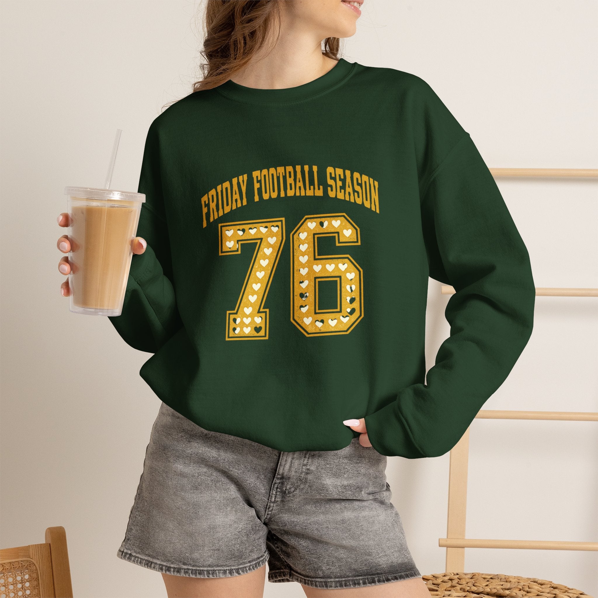 Friday Football Season Sweatshirt  Football Mom Crewneck  Varsity Game Day Sweatshirt  Fall Football Shirt  Sports Mom Sweatshirt