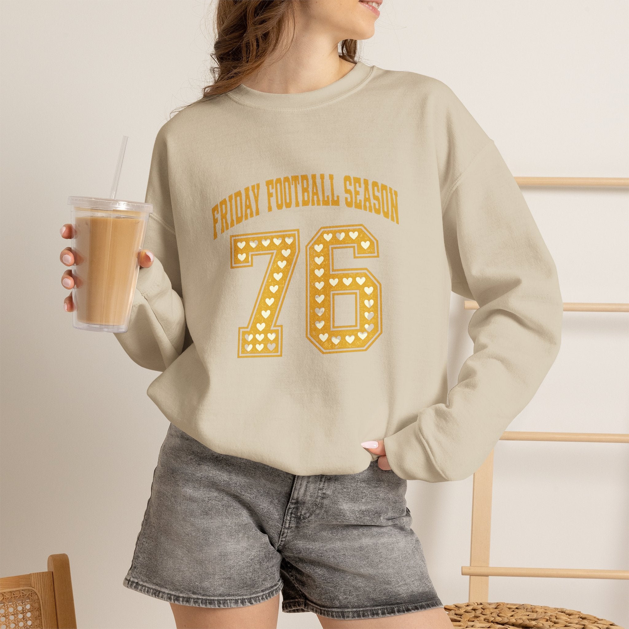 Friday Football Season Sweatshirt  Football Mom Crewneck  Varsity Game Day Sweatshirt  Fall Football Shirt  Sports Mom Sweatshirt