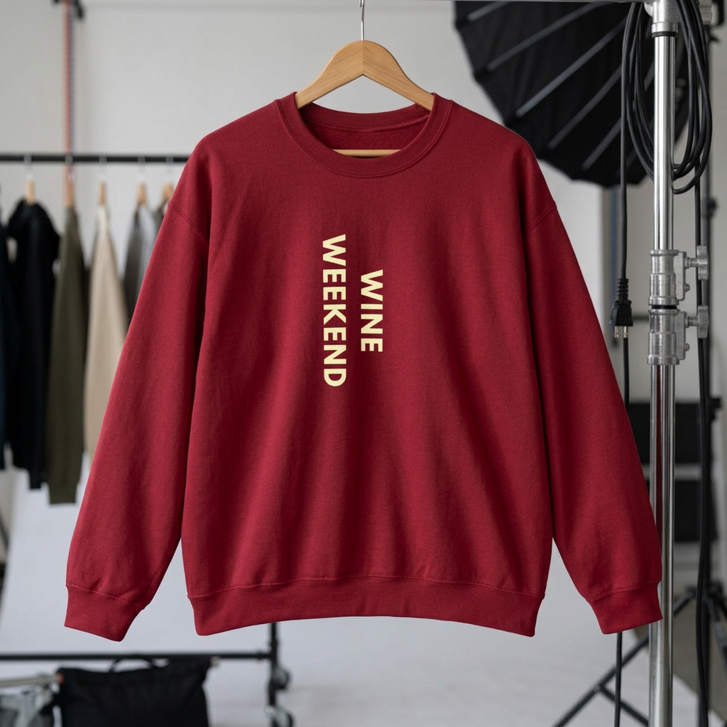 Wine Weekend Sweatshirt,  Funny Wine Lover Crewneck For Women, Cozy Weekend Sweatshirt, Wine Gift for Her,  Girls Weekend Shirt