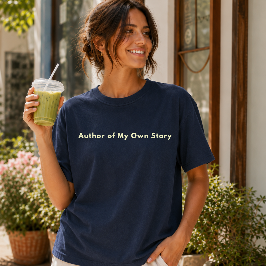 Comfort Colors Author of My Own Story  Shirt,  Inspirational Shirt,  Book Lover Shirt, Women Empowerment Viral Quote Trendy Shirt