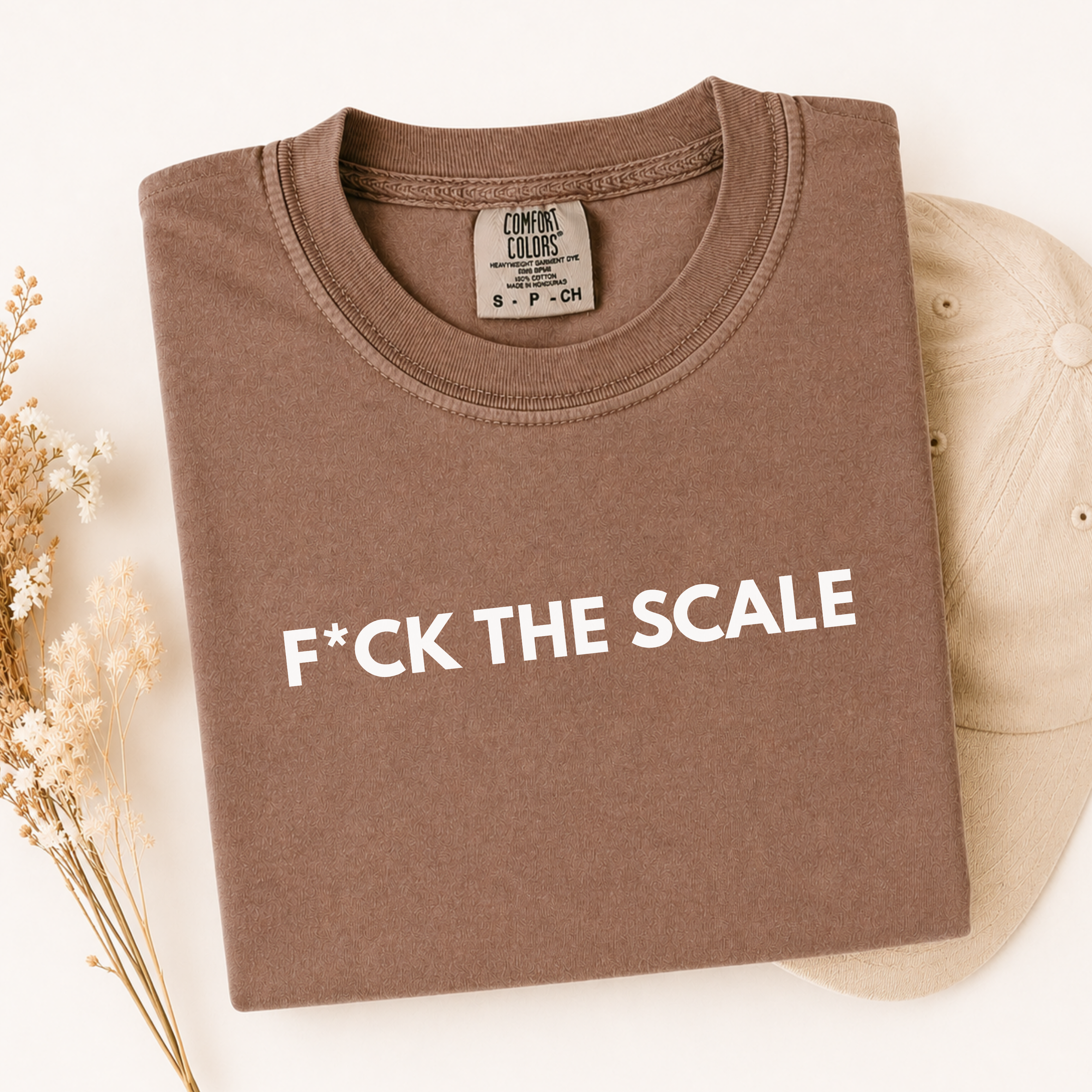 F*ck The Scale Comfort Colors Shirt  Funny Womens Graphic Tee  Body Positive Shirt  Sarcastic Shirt  Mental Health Shirt Humor Shirt