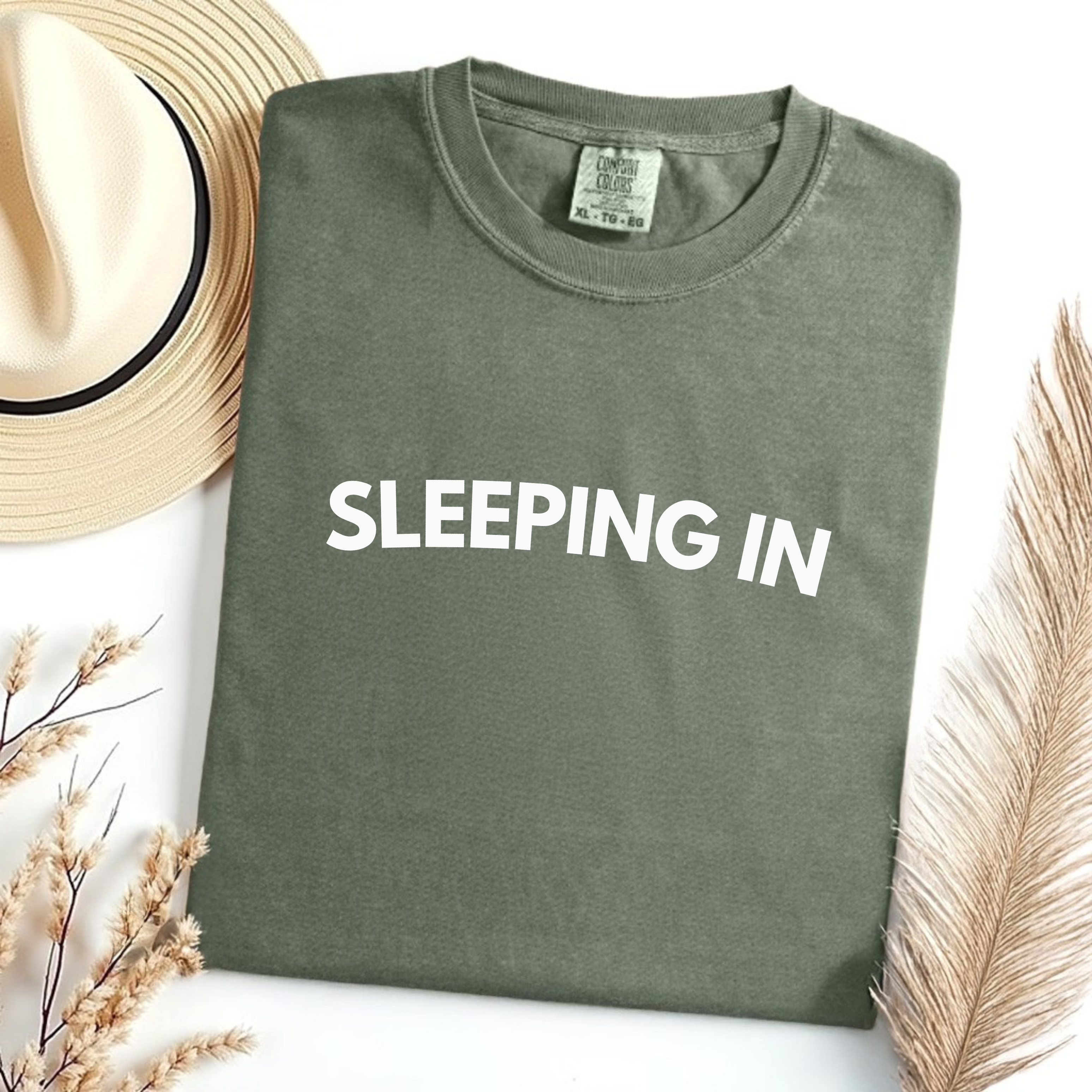 Comfort Colors Funny Shirt for Women  Sleeping In Tee  Funny Shirt  Humor Shirt  Introvert Shirt Trendy Women Shirt Relaxing Shirt