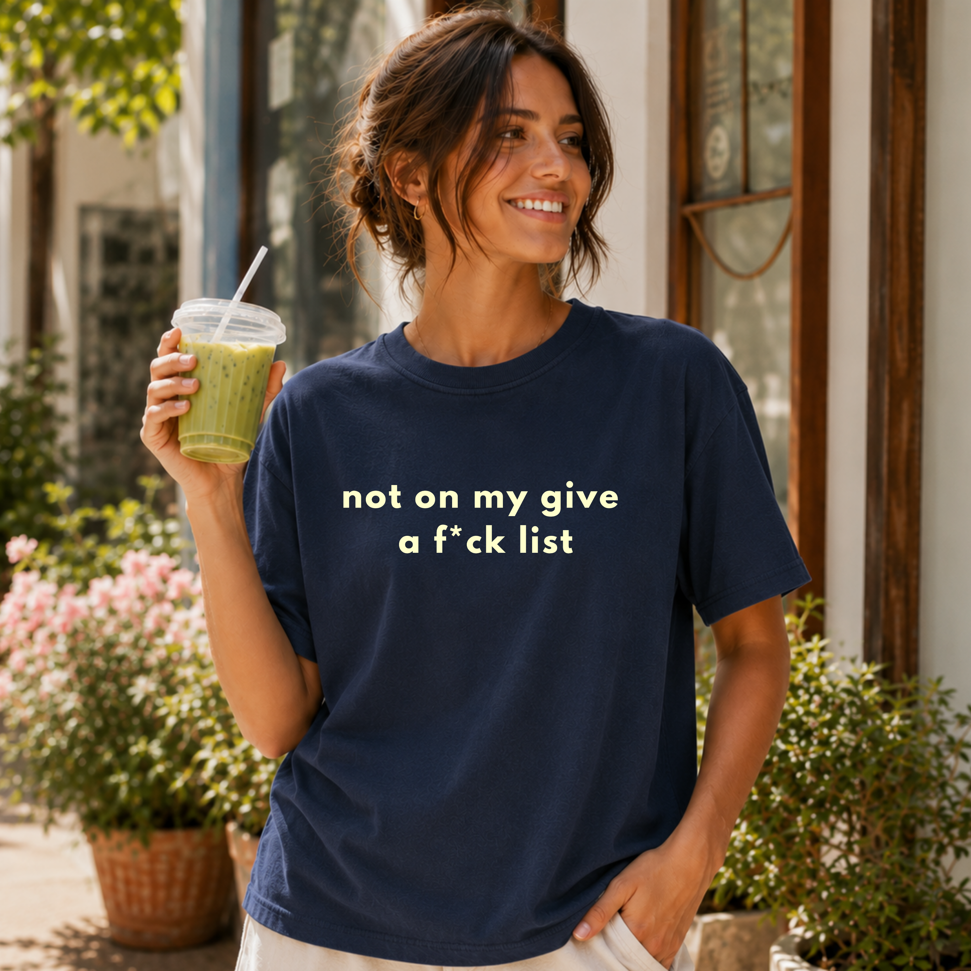 Comfort Colors Funny Shirt For Women, Not On My Give a F*ck List Tee,  Sarcastic Shirt, Adult Humor Shirt , Humor Shirt, Trendy Womens Shirt