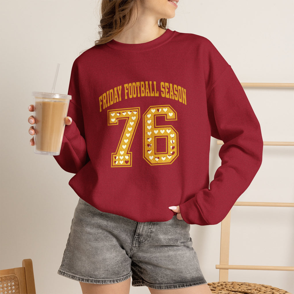 Friday Football Season Sweatshirt  Football Mom Crewneck  Varsity Game Day Sweatshirt  Fall Football Shirt  Sports Mom Sweatshirt
