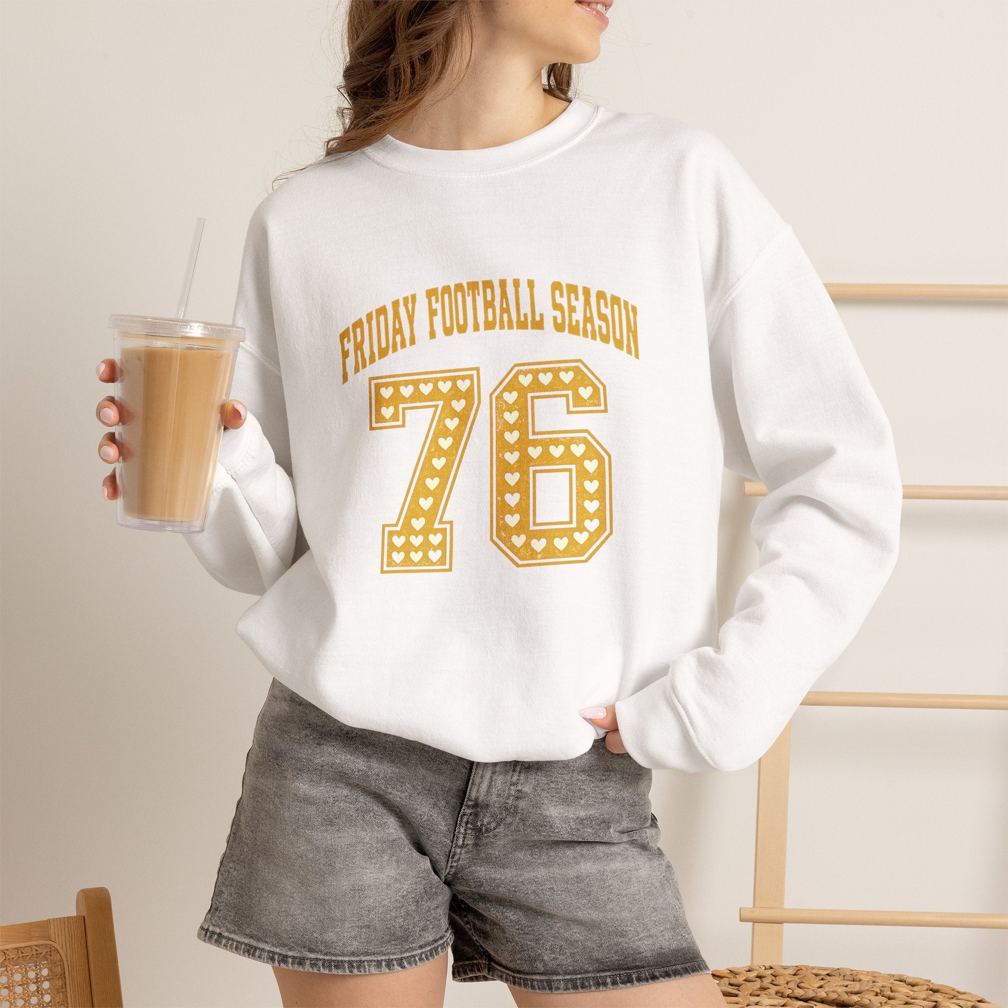 Friday Football Season Sweatshirt  Football Mom Crewneck  Varsity Game Day Sweatshirt  Fall Football Shirt  Sports Mom Sweatshirt