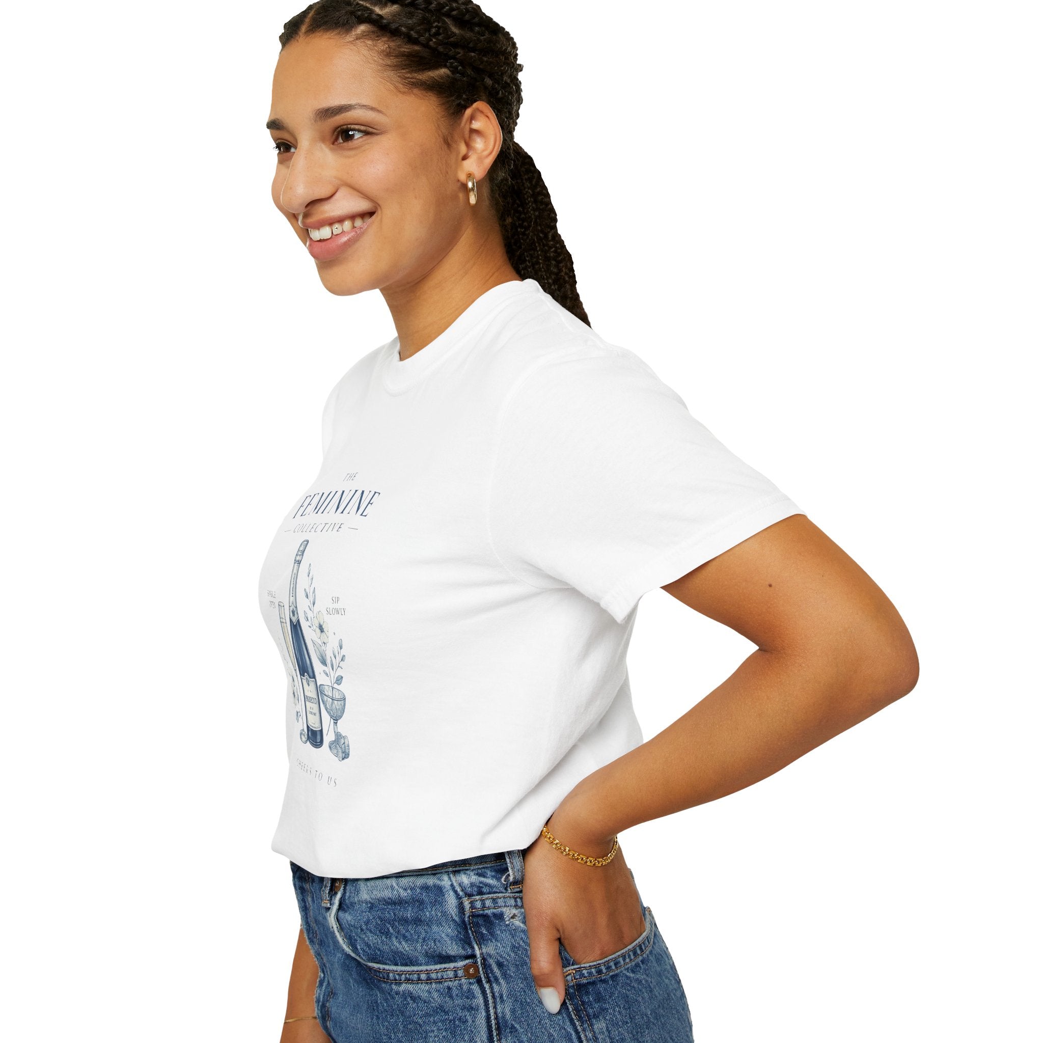 Comfort Colors Feminine Collective Shirt, Prosecco Lovers,  Girls Trip Shirt,  Book Club shirt  Champagne Graphic Shirt  Brunch Tee