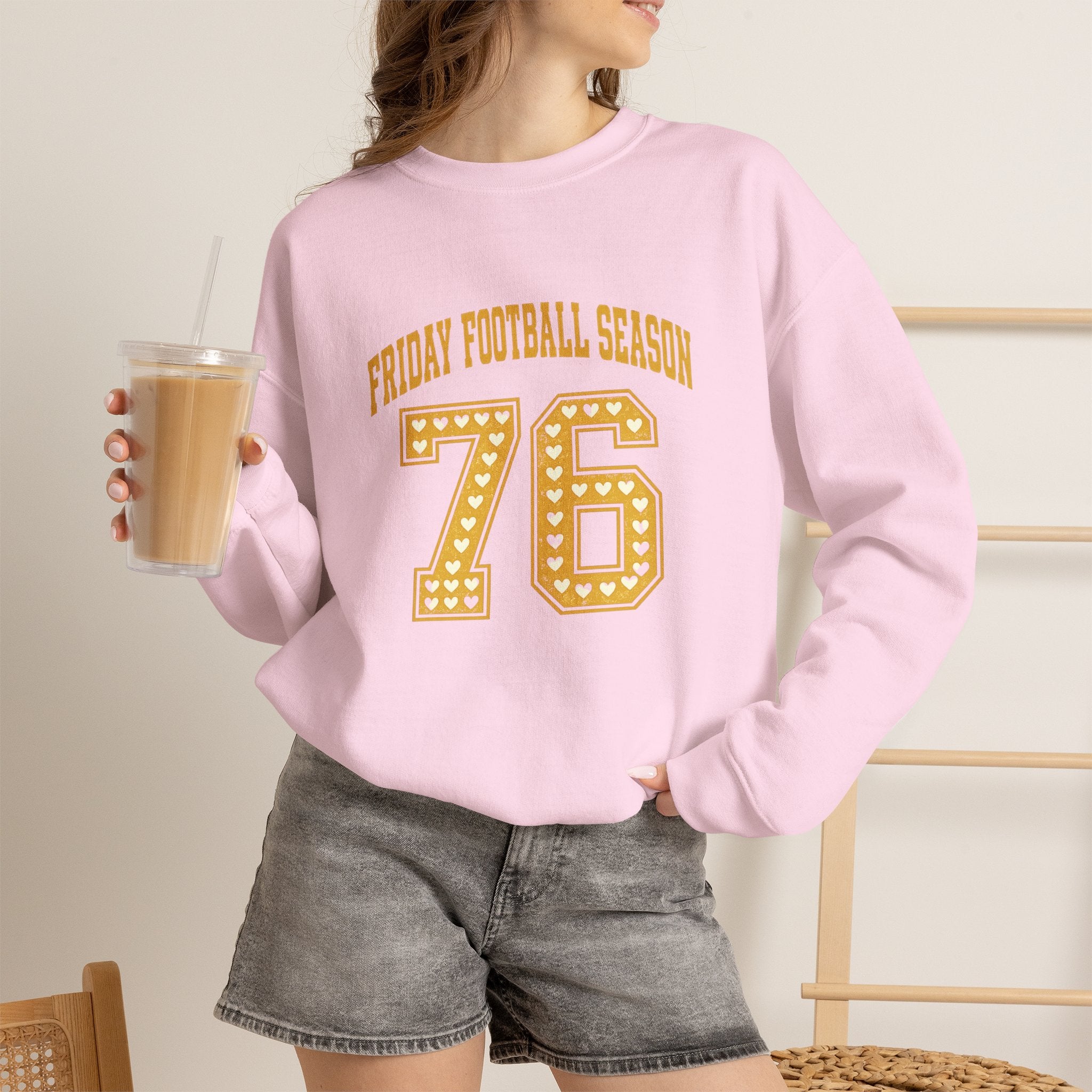 Friday Football Season Sweatshirt  Football Mom Crewneck  Varsity Game Day Sweatshirt  Fall Football Shirt  Sports Mom Sweatshirt